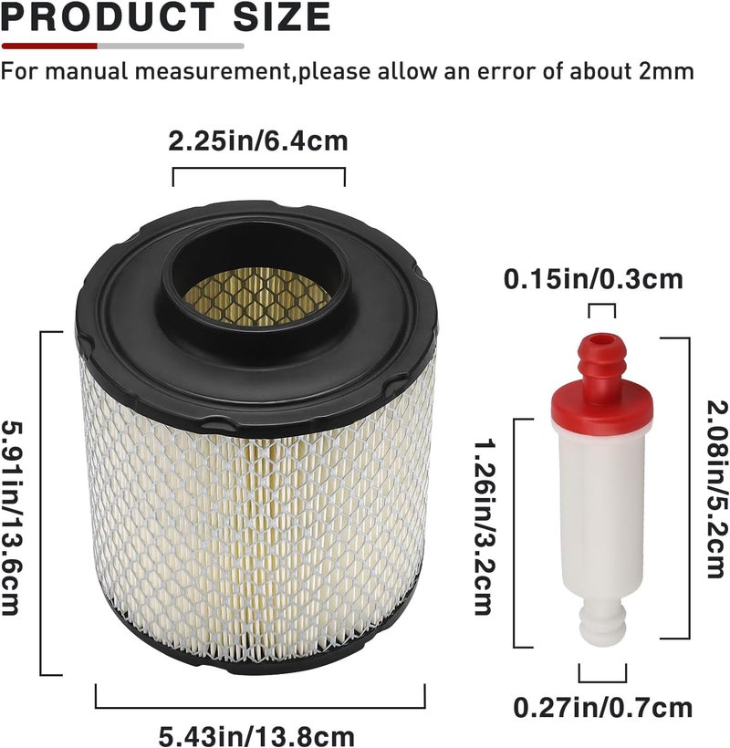 Lonsda 7082037 Air filter for Polaris Ranger 570 500 570 SP 570 EFI 570 Crew ACE 325 500 570 Full Size Midsize Side by Side 2014 2015 2016 2017 2018 2019 2020 2021 2022 2023 Replace for 7082037 2521372 - Image 2